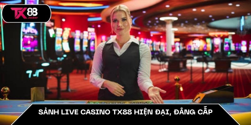 Live Casino TX88 - Trải Nghiệm Đỉnh Cao, Cơ Hội Thăng Hoa 2 Sảnh live casino TX88 hiện đại, đẳng cấp